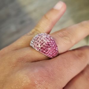 NWT Steling Silver Swarovski Kaleidoscope Ring